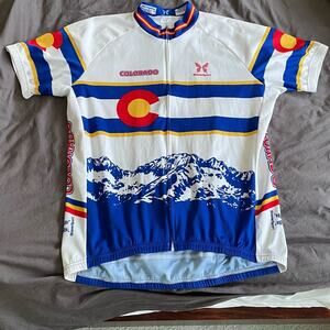 Shaversport Colorado Flag Bike Jersey 2XL